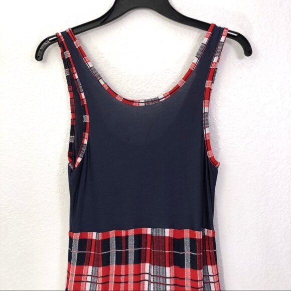 MCQ Alexander McQueen Plaid Textured Bubble Dress - Picture 4 of 8